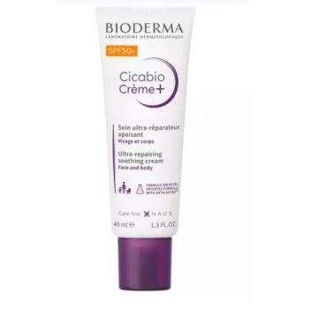 Crema pentru piele pigmentata Bioderma Cicabio, SPF 50+, 40 ml