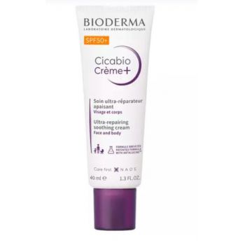 Crema pentru piele pigmentata Bioderma Cicabio+, SPF 50+, 40 ml