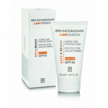 Crema protectie solara BB Cream Bruno Vassari, City & Beach, Titanium Dioxide, SPF 40, 50 ml