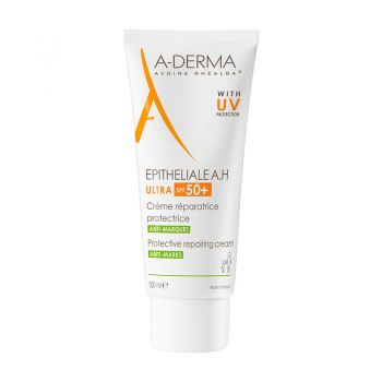 Crema reparatoare A-Derma Epitheliale AH Ultra SPF 50+, 100 ml