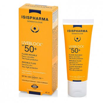 Fluid protectie solara Isispharma UVEBLOCK SPF 50+, 40ml