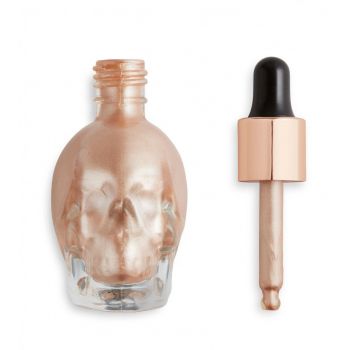 Iluminator lichid Makeup Revolution, Skull Edition, Liquid Highlighter, 13 ml (Culoare produse: Creature of the Night)