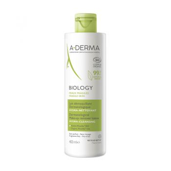 Lapte demachiant hidratant A-Derma Biology (Gramaj: 400 ml) ieftin