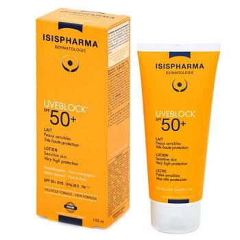 Lotiune protectie solara hidratanta Isispharma UVEBLOCK 50+, 100 ml