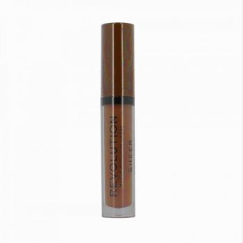 Ruj lichid Makeup Revolution, Sheer Brillant, 3,5 ml (Culoare produse: 123 Brunch)