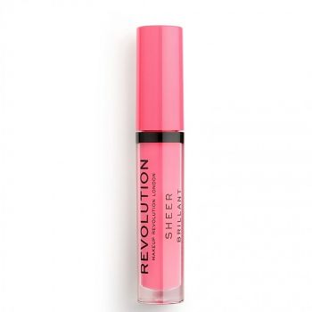 Ruj lichid Makeup Revolution, Sheer Brillant, 3,5 ml (Culoare produse: 139 Cutie)