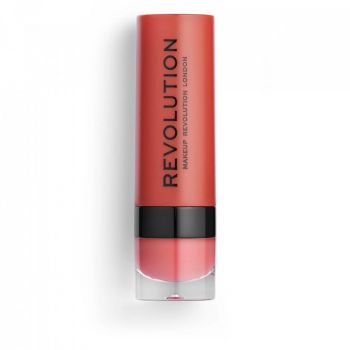 Ruj mat Makeup Revolution, REVOLUTION, Vegan, Matte, Cream Lipstick, 3 ml (Nuanta Ruj: 106 Glorified)