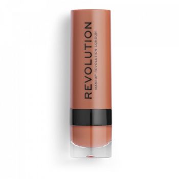 Ruj mat Makeup Revolution, REVOLUTION, Vegan, Matte, Cream Lipstick, 3 ml (Nuanta Ruj: 121 Head-turner) de firma original
