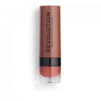 Ruj mat Makeup Revolution, REVOLUTION, Vegan, Matte, Cream Lipstick, 3 ml (Nuanta Ruj: 124 Gone Rogue) de firma original