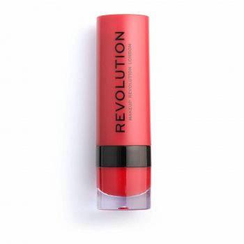 Ruj mat Makeup Revolution, REVOLUTION, Vegan, Matte, Cream Lipstick, 3 ml (Nuanta Ruj: 132 Cherry) ieftin