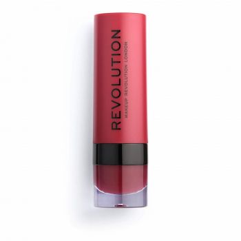 Ruj mat Makeup Revolution, REVOLUTION, Vegan, Matte, Cream Lipstick, 3 ml (Nuanta Ruj: 141 Rouge) de firma original