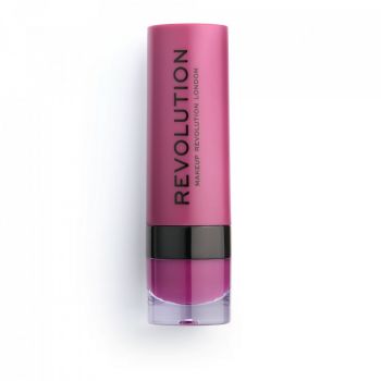 Ruj mat Makeup Revolution, REVOLUTION, Vegan, Matte, Cream Lipstick, 3 ml (Nuanta Ruj: 145 Vixen) de firma original