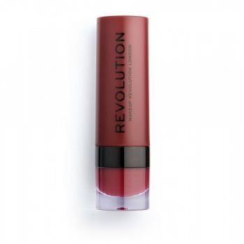 Ruj mat Makeup Revolution, REVOLUTION, Vegan, Matte, Cream Lipstick, 3 ml (Nuanta Ruj: 147 Vampire) de firma original