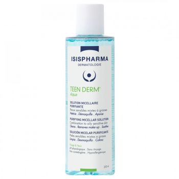 Solutie micelara purifianta Isispharma Teen Derm Aqua, 250 ml