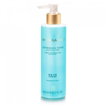 Toner de fata fara parfum Bruno Vassari Skin Comfort, Refreshing, Cleansing, 250 ml