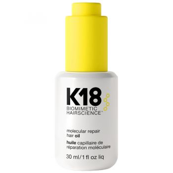 Ulei de par K18 pentru reparare moleculara, 30 ml (Gramaj: 30 ml, Concentratie: Ulei de par)