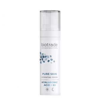 Booster hidratant cu acid hialuronic si niacinamida Biotrade Pure Skin, 30 ml