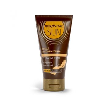 Crema autobronzanta Gerovital Sun, 150 ml de firma original