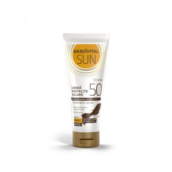Crema cu protectie solara Gerovital Sun, SPF 50, 100 ml