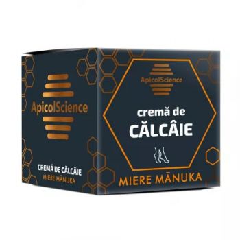 Crema de calcaie cu miere Manuka ApicolScience 50 ml Dvr Pharm de firma original