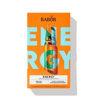 Fiole Energy pentru rvitalizare ten, editie speciala Babor Spring, 7 fiole x 2 ml