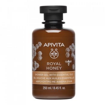 Gel de dus hidratant cu miere Apivita Royal Honey, 250 ml
