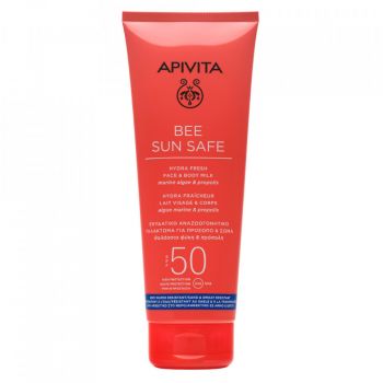 Lapte protectie solara corp si ten SPF50 Apivita Bee Sun Safe, 200 ml