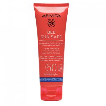 Lapte protectie solara corp si ten SPF50 Bee Sun Safe Travel Apivita, 100 ml