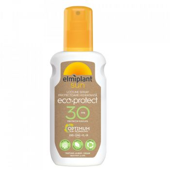 Lotiune spray pentru protectie solara cu SPF 30 Elmiplant Optimum Sun, 150 ml