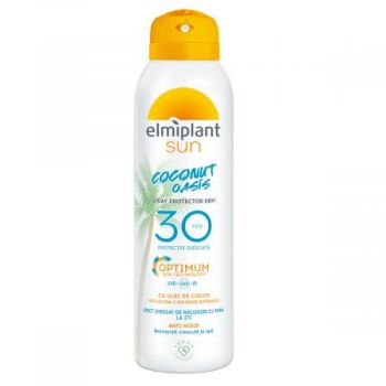 Lotiune spray pentru protectie solara Elmiplant Coconut Oasis, SPF 30, 150 ml