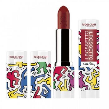 Ruj, Il Rossetto Keith Haring. (Gramaj: 4, 3 g, Nuanta Ruj: 04 Strong Red) ieftin