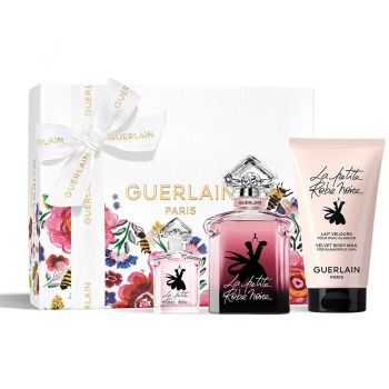 Set cadou Guerlain La Petite Robe Noire Apa de Parfum Intense, Femei (Continut set: 50 ml Apa de Parfum + 75 ml Lotiune de Corp  + 5 ml Apa de Parfum) ieftin