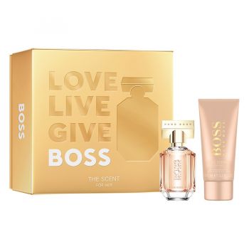 Set Cadou Hugo Boss The Scent For Her, Apa de Parfum, Femei (Continut set: 50 ml Apa de Parfum + 100 ml Lotiune de corp)
