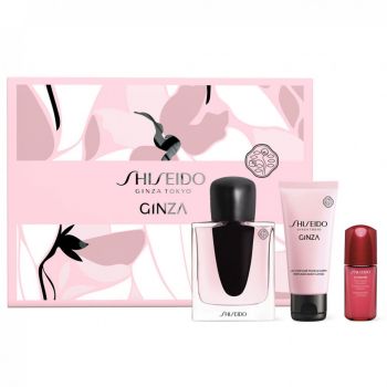 Set cadou Shiseido Ginza Tokyo, Apa de Parfum, Femei (Continut set: 50 ml Apa de Parfum, 50 ml Lotiune de corp + 10 ml Serum)