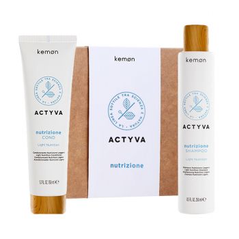 Set de hidratare Kemon Actyva Nutrizione, Sampon 250 ml + Balsam 150 ml de firma original