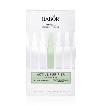 Set Fiole Babor Active Purifier cu efect anti-acnee, 7 x 2 ml