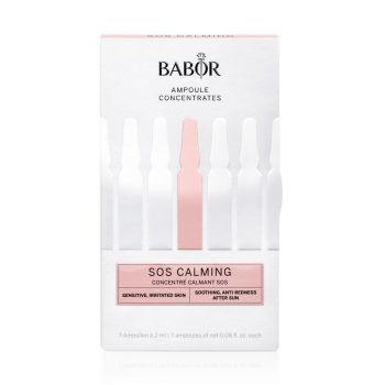 Set Fiole Babor SOS Calming cu efect calmant, 7 x 2 ml ieftin