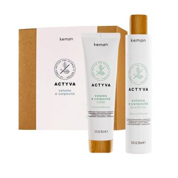 Set pentru volum Kemon Actyvia Volume e Corposità, Sampon 250 ml + Balsam 150 ml de firma original