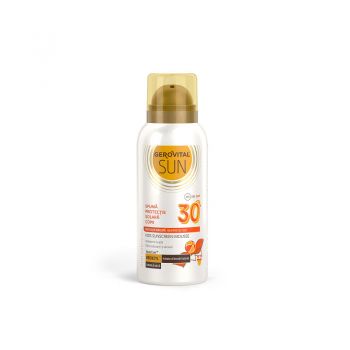 Spuma cu protectie solara Gerovital Sun pentru copii, SPF 30, 100 ml