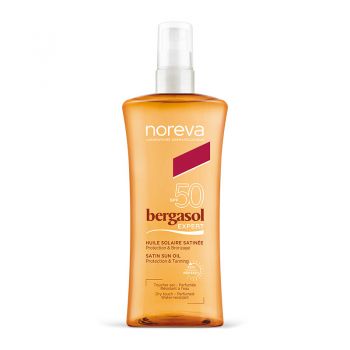 Ulei satinat SPF50+ Noreva Bergasol Expert, 150 ml