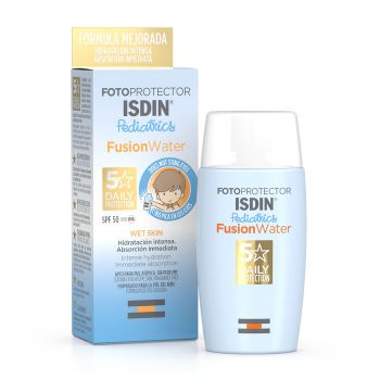 Crema de protectie solara pentru copii cu SPF 50 Isdin Fusion Water, 50 ml