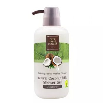 Gel De Duș Eyup Sabri Tuncer Cu Lapte De Nucă De Cocos Natural 600 ML