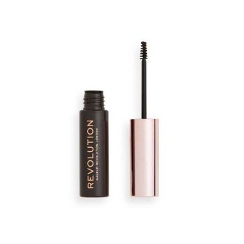Gel pentru sprancene Makeup Revolution London Brow Tint (Gramaj: 6 ml, Concentratie: Rimel pentru sprancene, Culoare produse: Dark Brown)