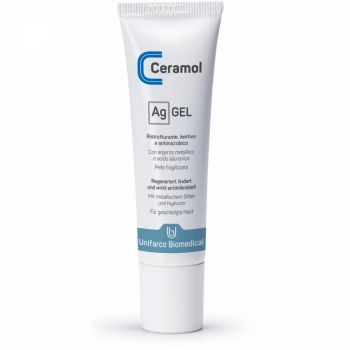 Gel reparator Ceramol Ag, pentru piele fragila, 30 ml