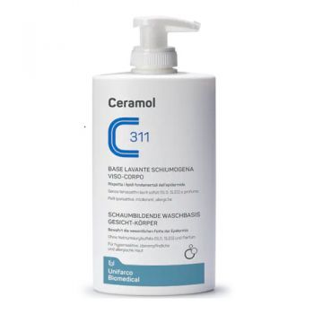 Lotiune de curatare pentru corp si ten Ceramol, 400 ml