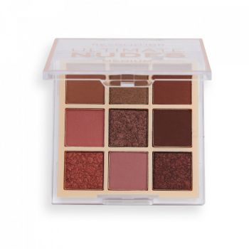 Paleta farduri de pleoape, Makeup Revolution, Ultimate Nudes, 9 Nuante, 8,1 g (CULOARE:  Medium, Concentratie: Paleta fard de pleoape)