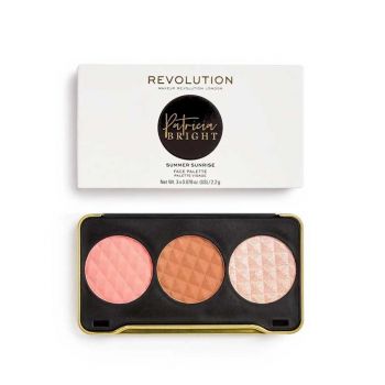 Paleta farduri Makeup Revolution London Patricia Bright (Concentratie: Trusa de farduri, Gramaj: 6,6 g, CULOARE: Summer Sunrise)