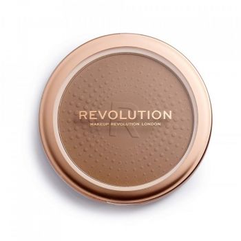 Pudra bronzanta compacta Makeup Revolution, Face Mega Bronzer (Concentratie: Pudra, Gramaj: 15 g, CULOARE: 01 - Cool)