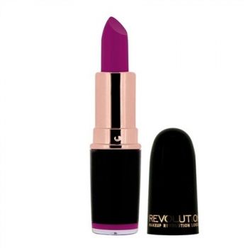 Ruj de buze Makeup Revolution Iconic Pro Lipstick, 3,2 g (Concentratie: Lip sticks, Nuanta Ruj: Matte Purple) ieftin