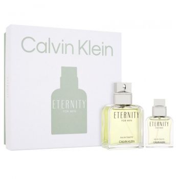 Set Cadou Calvin Klein Eternity for Men, Apa de Toaleta (Continut set: 100 ml Apa de Toaleta + 30 ml Apa de Toaleta)